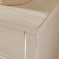 Ivy 4 Drawer Chest of Drawers - Ivory White