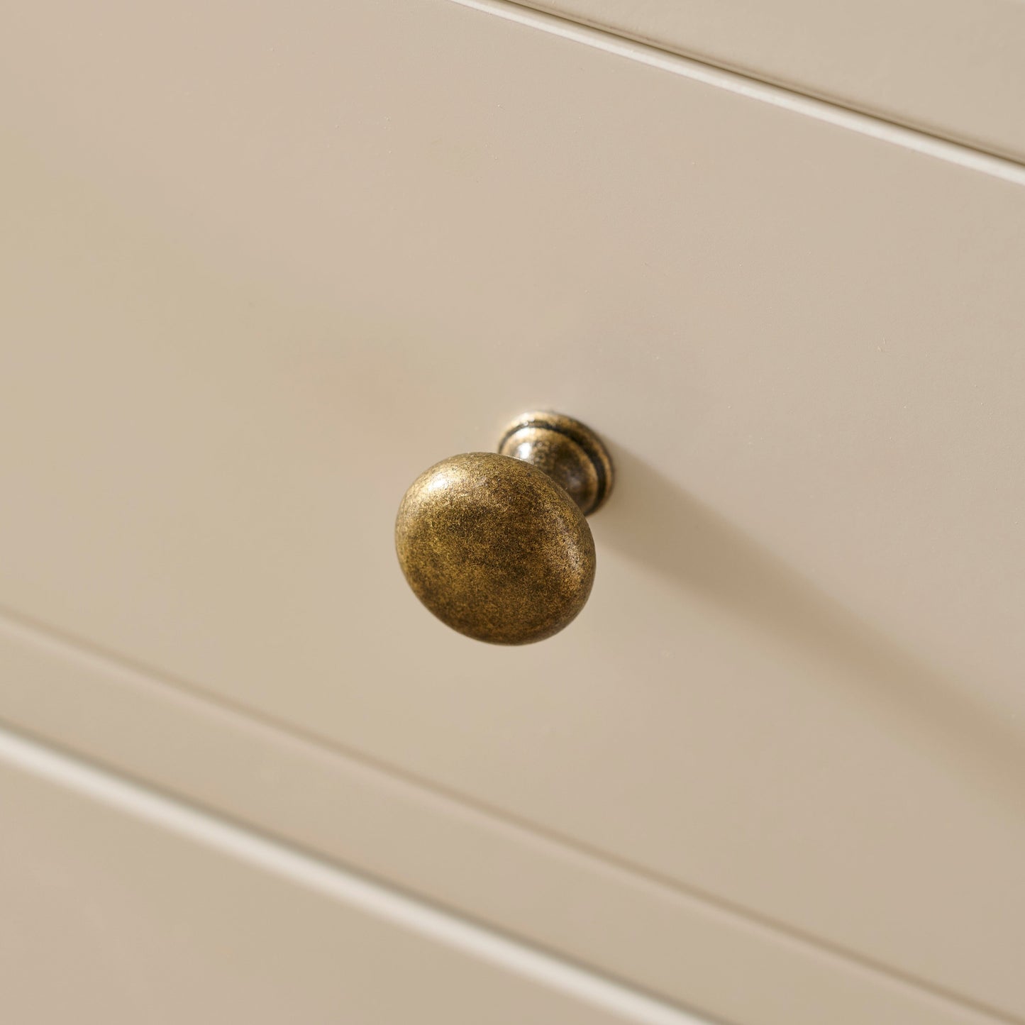 Outlet - Ivy 2 Drawer Bedside Table - Ivory White