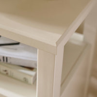 Outlet - Ivy 2 Drawer Bedside Table - Ivory White