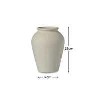 Outlet - Kalera 23cm Terracotta Vase - Off White