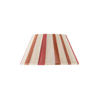 Outlet - Kateli 35cm Cotton Lampshade - Paprika Stripe