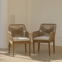 Eaden 5 Seater Corner Dining Set with 2 Killian Chairs