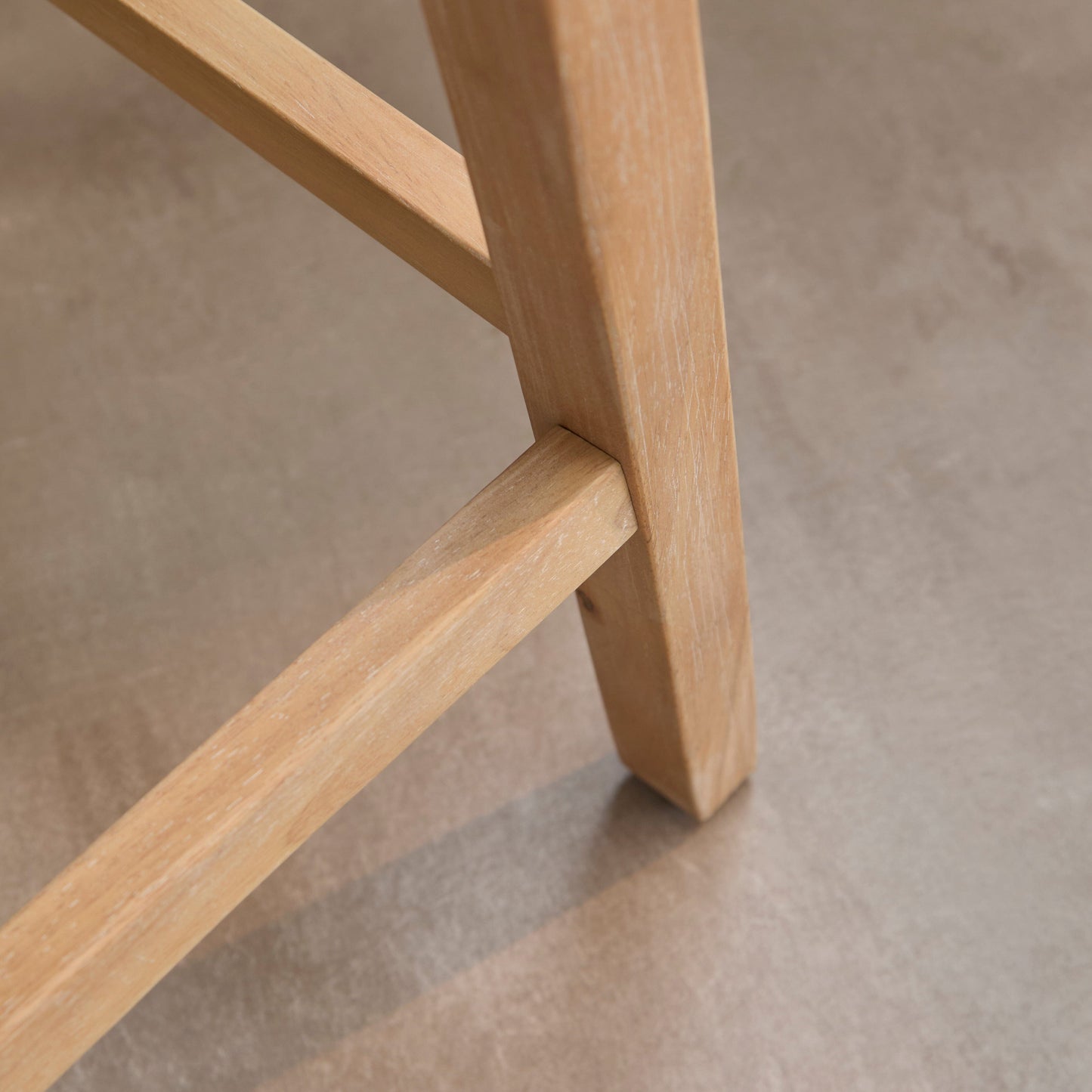 Outlet - Nolan Fawn Linen Bar Stool - Whitewash Oak Legs