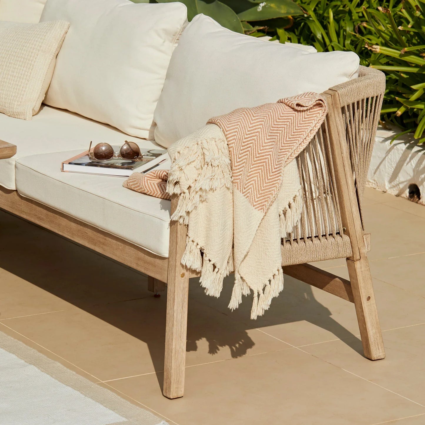 Shiro Corner Sofa Cushion Covers - Linen