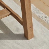 Shiro Wooden Garden Corner Dining Sofa Set with 2 Nala Sand Chairs
