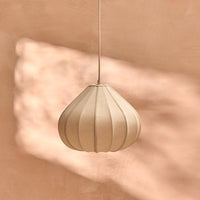 Lahsun 36cm Fabric Pendant Light - Natural