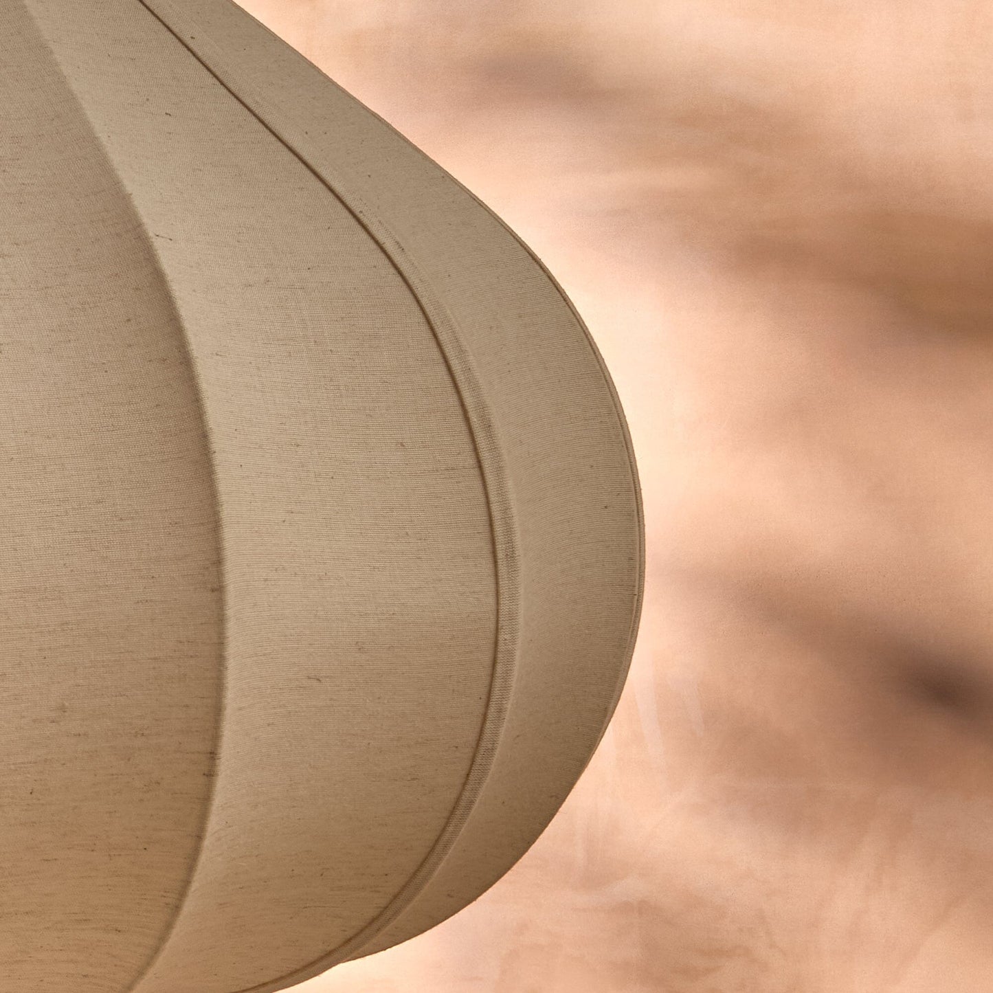 Lahsun 46cm Fabric Pendant Light - Natural