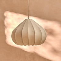 Lahsun 56cm Fabric Pendant Light - Natural