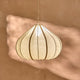 Lahsun 56cm Fabric Pendant Light - Natural