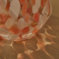 Outlet - Lazio 17cm Glass Vase - Paprika Confetti