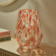 Outlet - Lazio 28cm Glass Vase - Paprika Confetti