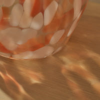 Outlet - Lazio 28cm Glass Vase - Paprika Confetti