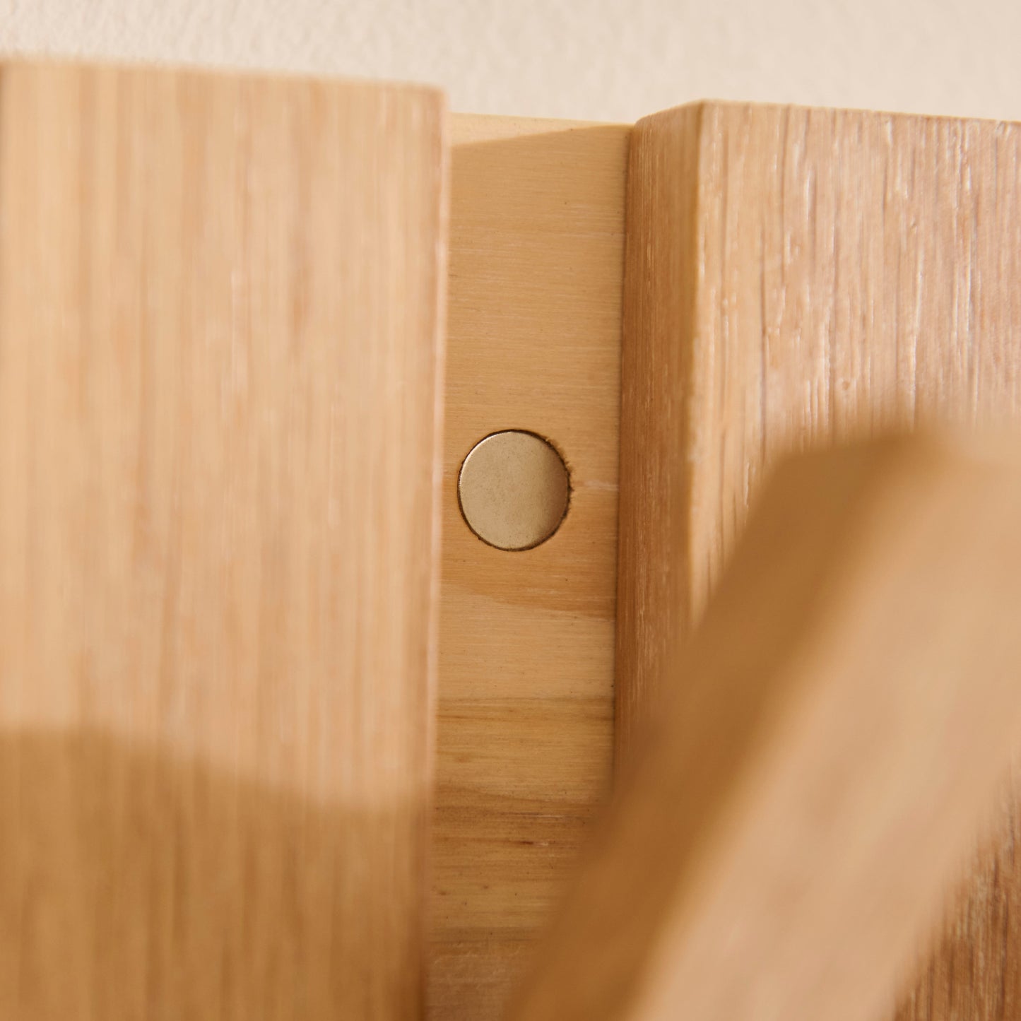 Lowell Whitewash Oak Folding Coat Rack