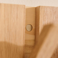 Lowell Whitewash Oak Folding Coat Rack