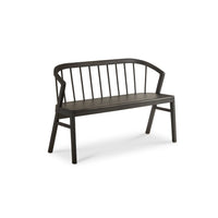 Outlet - Mabel 3 Seater Bench - Black Oak