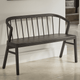 Outlet - Mabel 3 Seater Bench - Black Oak