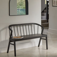 Outlet - Mabel 3 Seater Bench - Black Oak