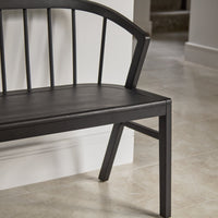 Outlet - Mabel 3 Seater Bench - Black Oak
