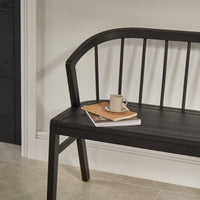 Outlet - Mabel 3 Seater Bench - Black Oak