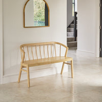 Outlet - Mabel 3 Seater Bench - Pale Oak