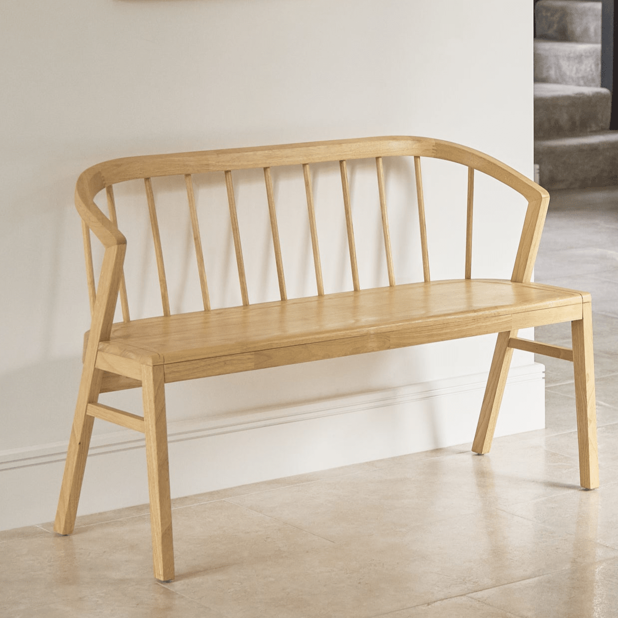 Outlet - Mabel 3 Seater Bench - Pale Oak