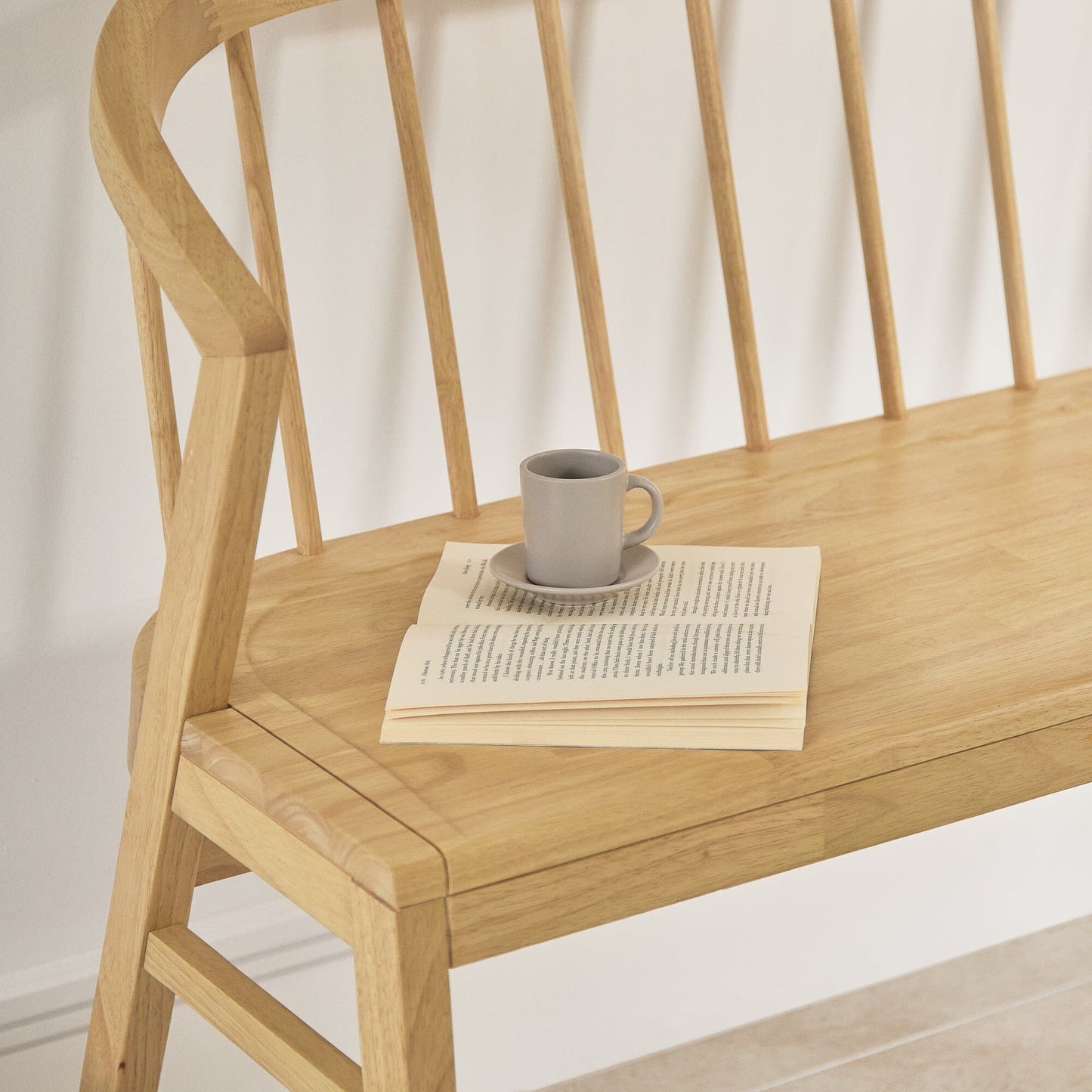 Outlet - Mabel 3 Seater Bench - Pale Oak