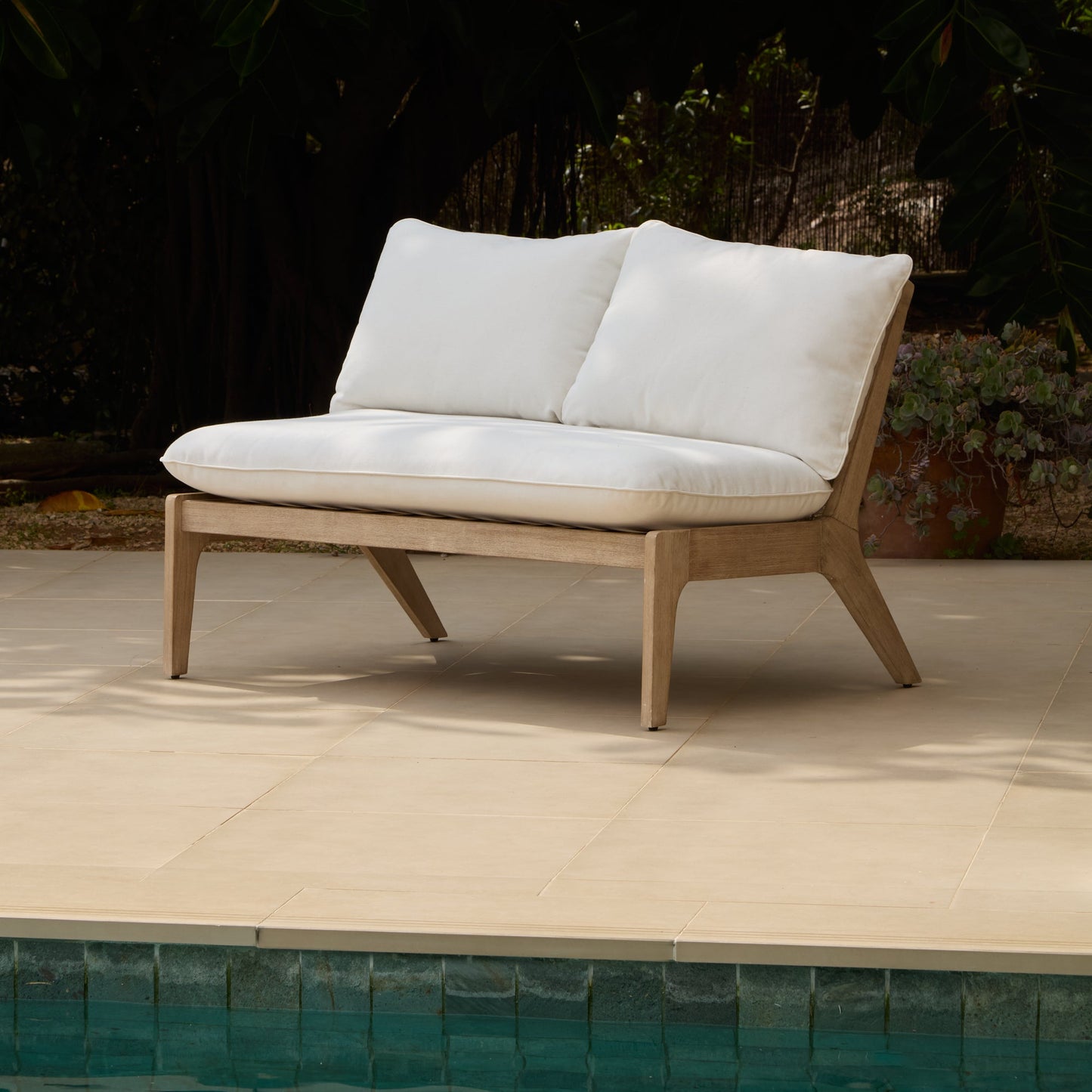 Mali 2 Seater Sofa Cushion Covers - Linen