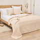 Malton 125x145cm Cotton Bedspread - Natural