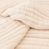 Malton 125x145cm Cotton Bedspread - Natural