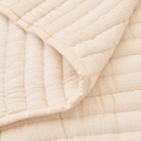 Malton 125x145cm Cotton Bedspread - Natural