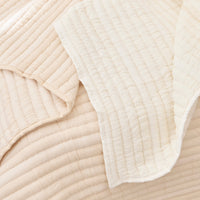 Malton 125x145cm Cotton Bedspread - Natural