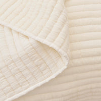 Malton 125x145cm Cotton Bedspread - White