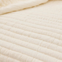 Malton 125x145cm Cotton Bedspread - White