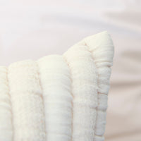 Malton 45 x 45cm Cotton Cushion Cover - White