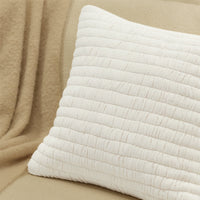 Malton 45 x 45cm Cotton Cushion Cover - White