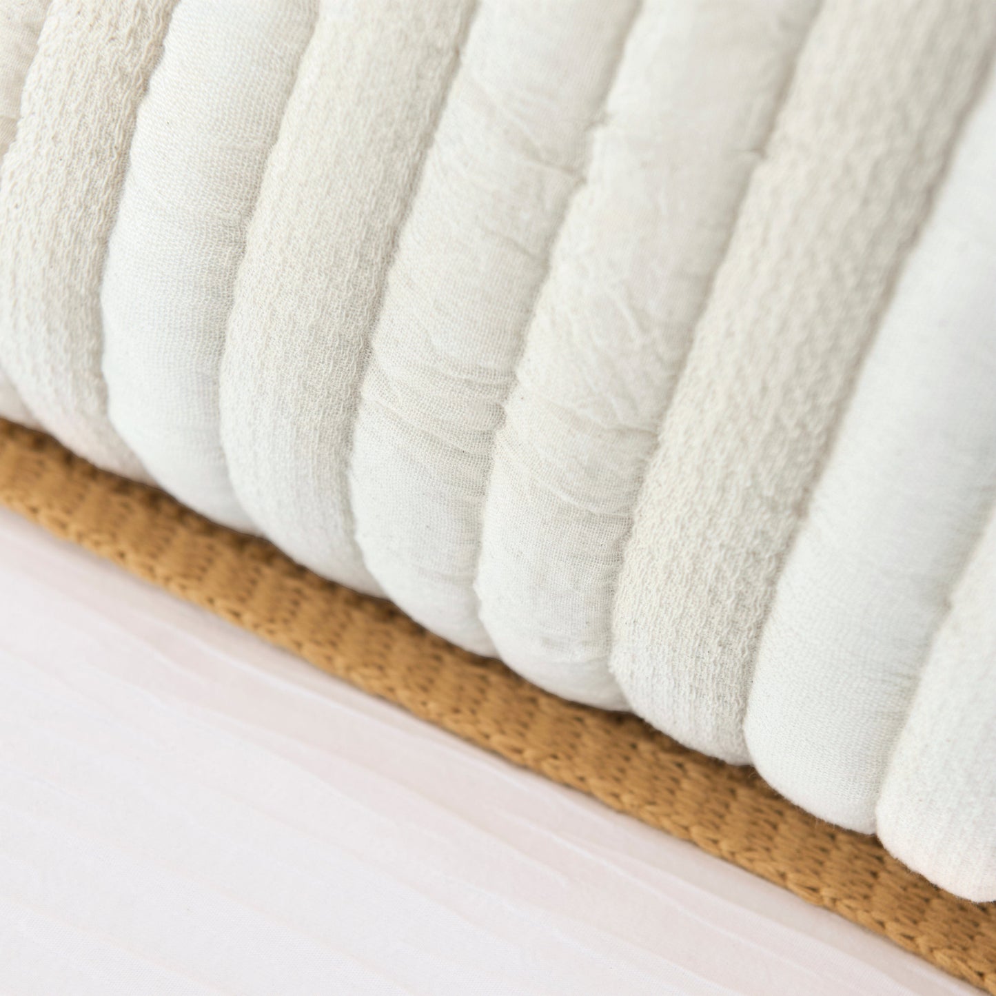 Malton 45 x 45cm Cotton Cushion Cover - White