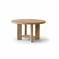 Marlon Whitewash Oak Oval Dining Table