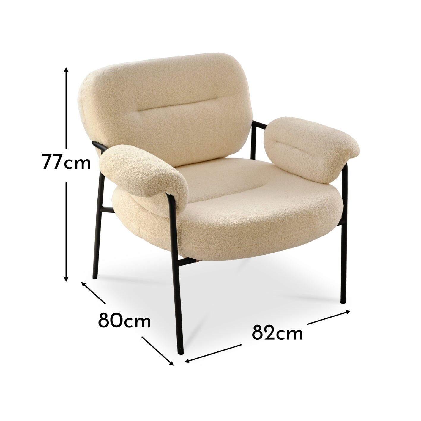 Outlet - Mateo Boucle Armchair