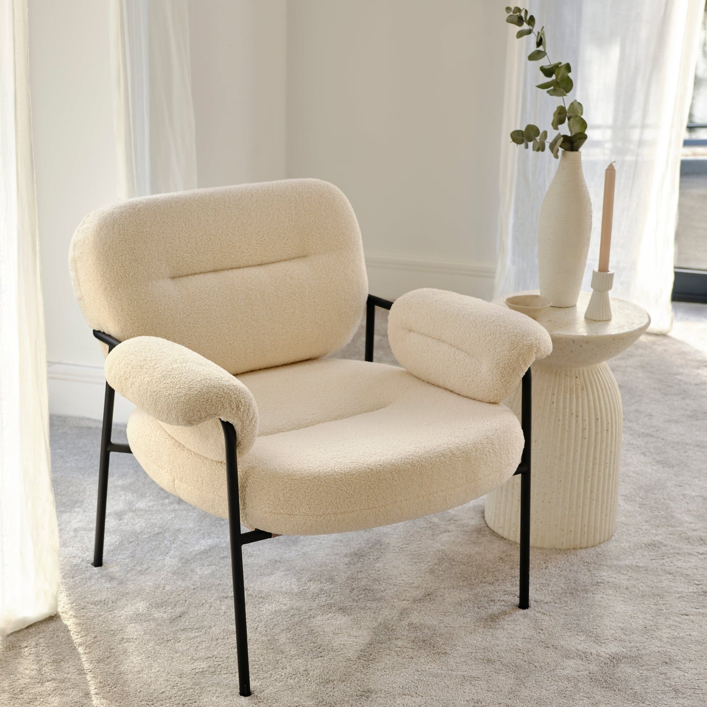 Outlet - Mateo Boucle Armchair