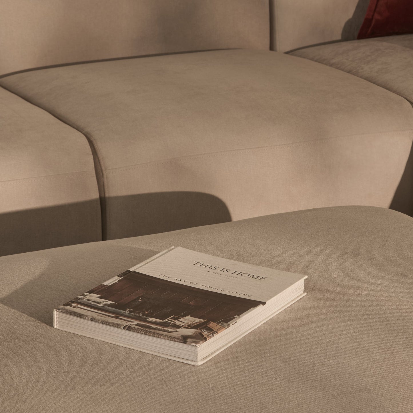 Nathalia Double Chaise Sofa -  Soft Beige