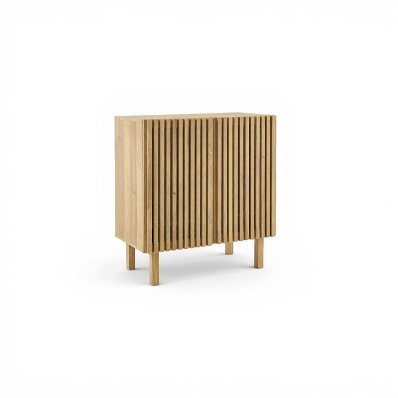 Outlet - Nia 2 Door Small Sideboard - Seasoned Oak