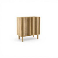Outlet - Nia 2 Door Small Sideboard - Seasoned Oak