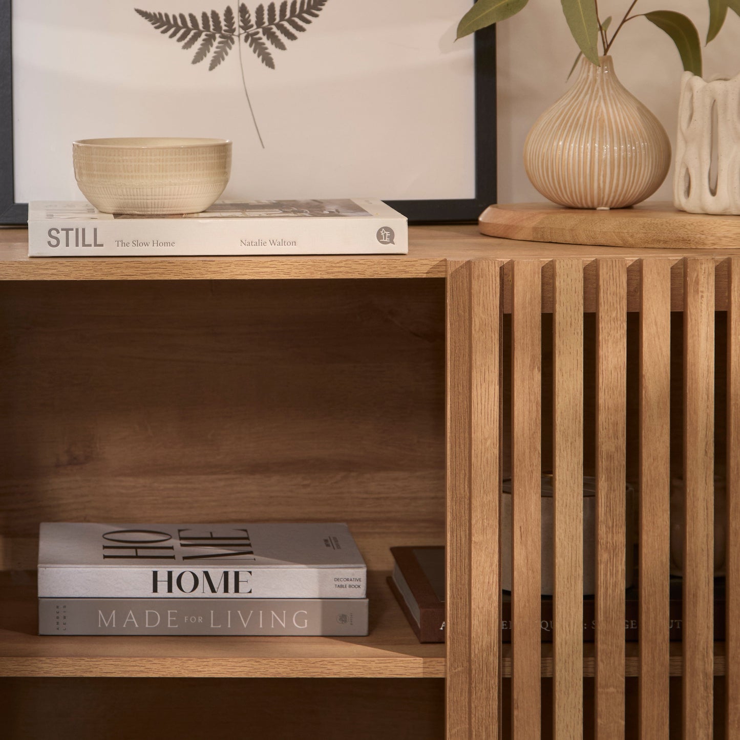 Outlet - Nia 2 Door Small Sideboard - Seasoned Oak