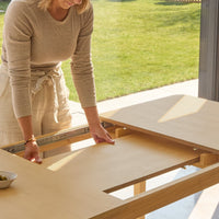 Outlet - Paul Pale Oak Extending Dining Table