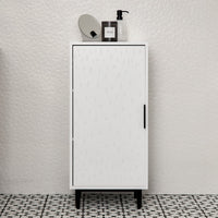 Outlet - Reva 1 Door Storage Cabinet - Snow White
