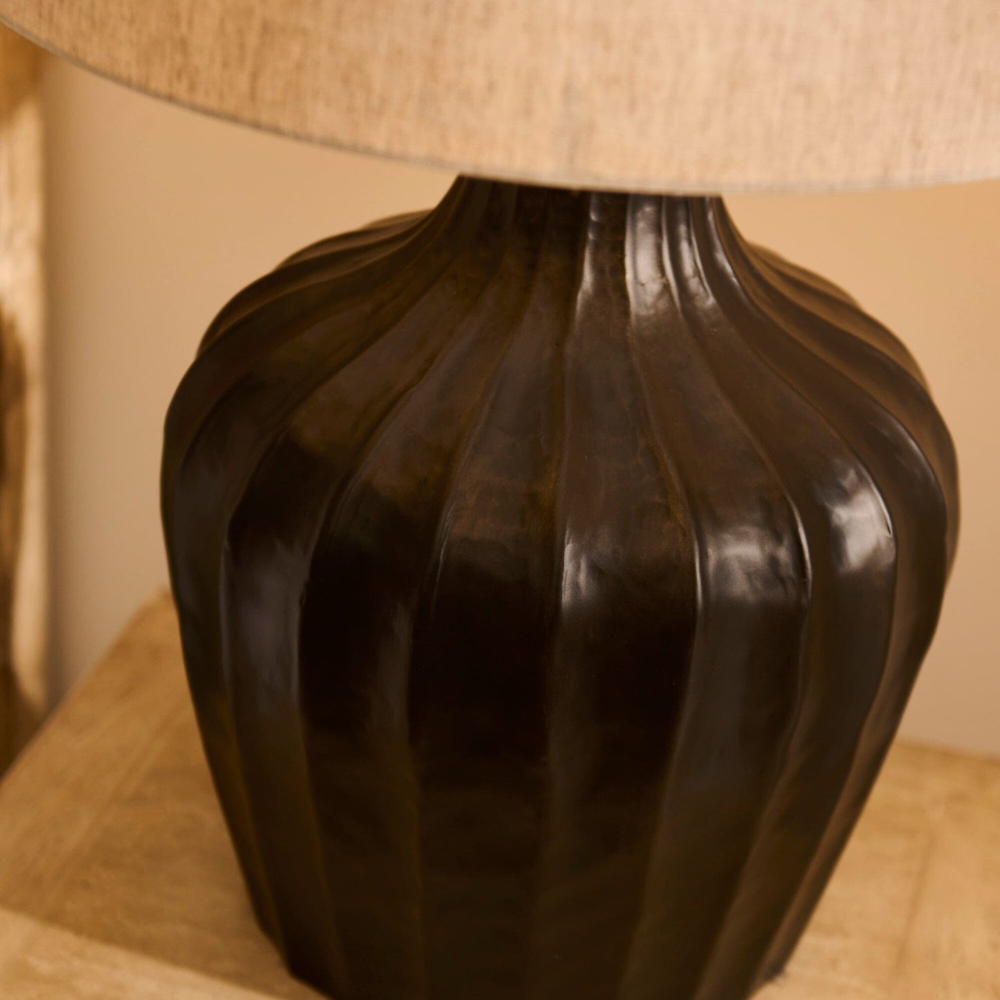 Outlet - Radford Black Bronze Metal Table Lamp Base - 31cm