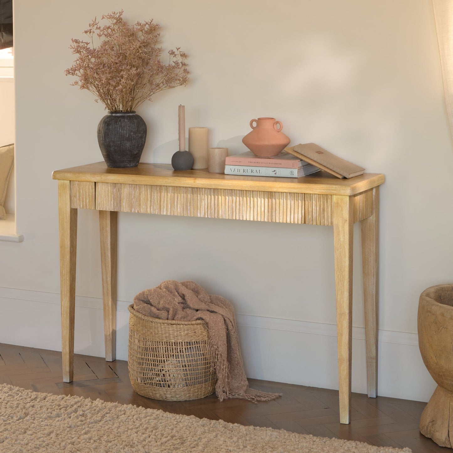 Outlet - Raleigh Whitewash Console Table