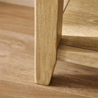 Outlet - Raleigh 1 Drawer Bedside Table - Whitewash