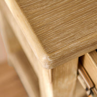 Outlet - Raleigh 1 Drawer Bedside Table - Whitewash