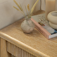 Outlet - Raleigh 45cm Side Table - Whitewash